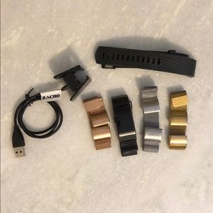 Fitbit Charge HR 2 with 5 fashion bands
